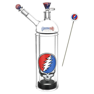 Grateful Dead Steal Your Face Glass Waterpipe
