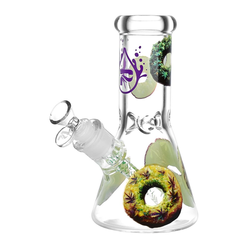 Forbidden Donuts Beaker Water Pipe - 7.75 Inch