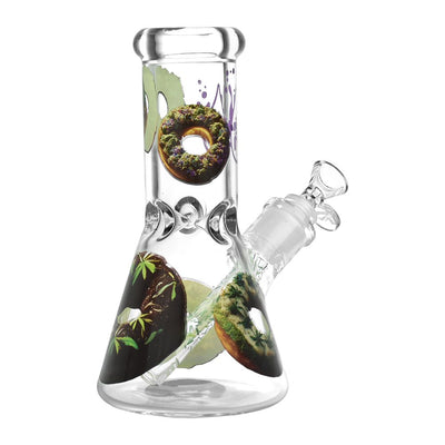 Forbidden Donuts Beaker Water Pipe - 7.75 Inch