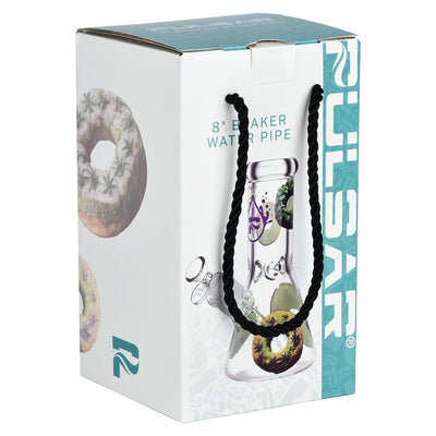 Forbidden Donuts Beaker Water Pipe - 7.75 Inch