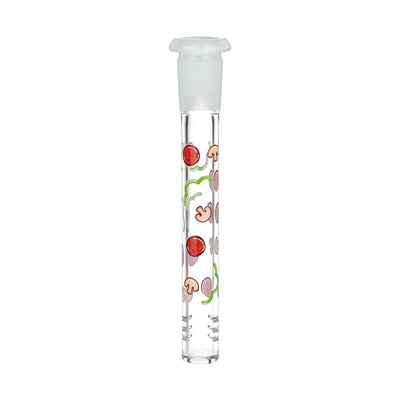 Pizza Party Glass Beaker Water Pipe - 7.75 Inch
