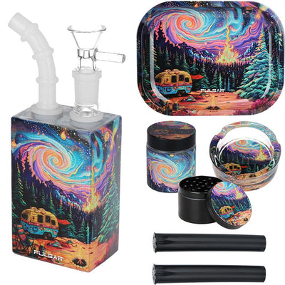 Artistic Juicebox Water Pipe Travel Companion Kit