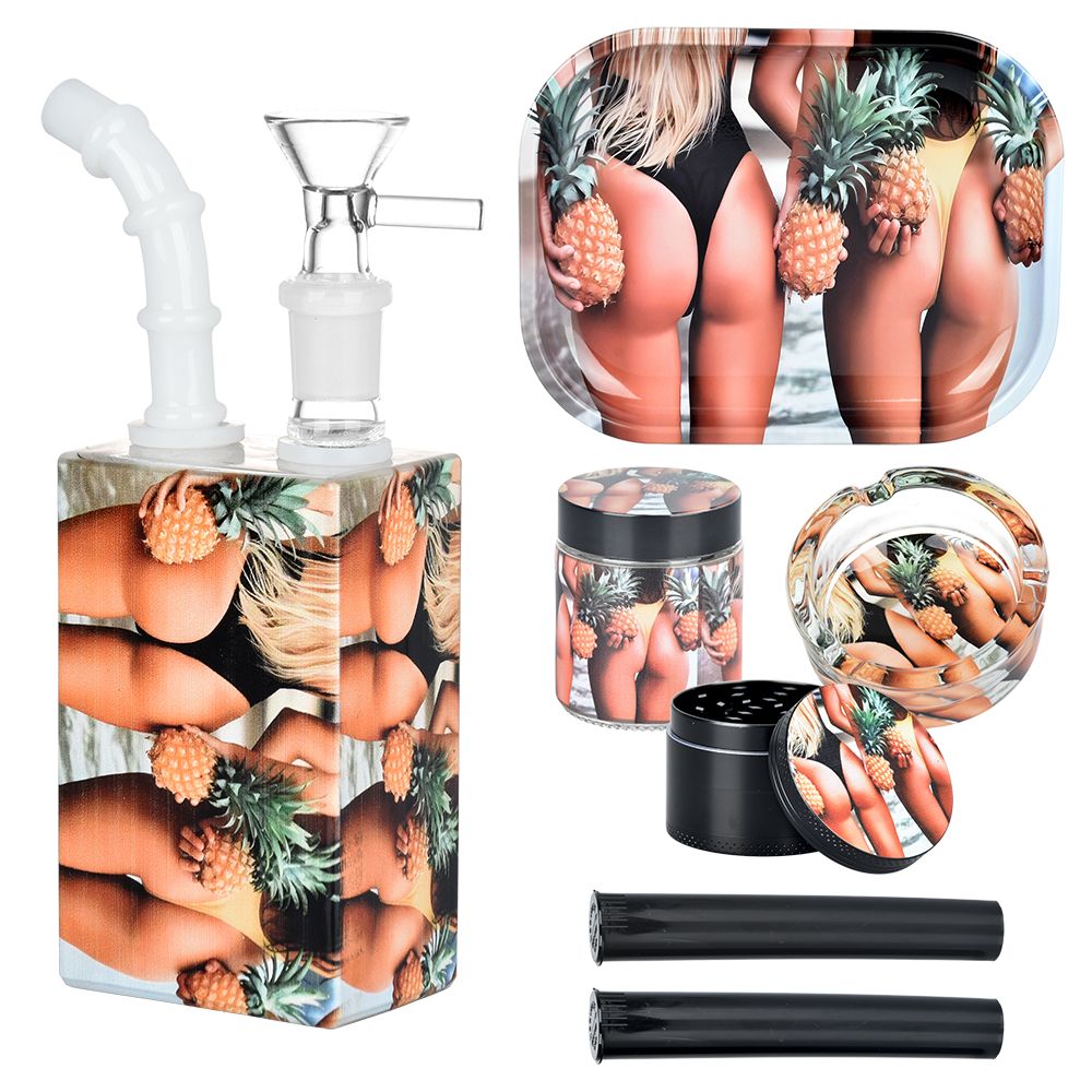 Artistic Juicebox Water Pipe Travel Companion Kit