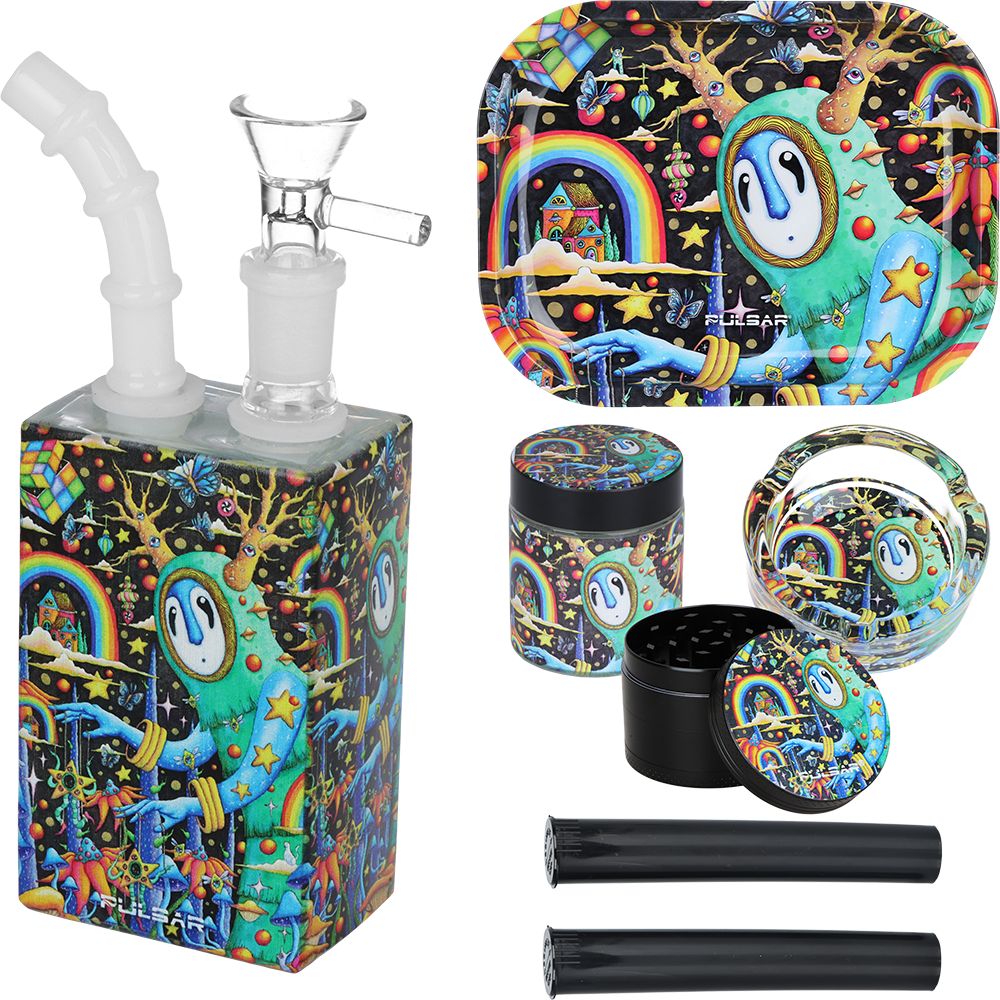 Artistic Juicebox Water Pipe Travel Companion Kit