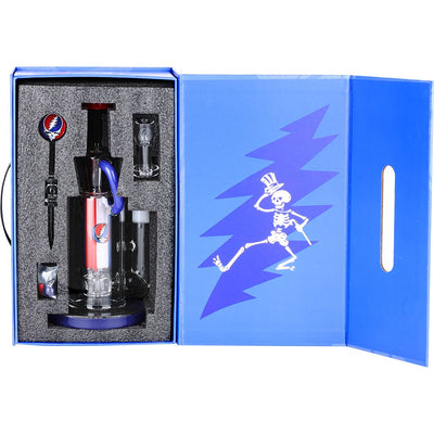 Grateful Dead Stealie Recycler Dab Rig Set - 9 Inch