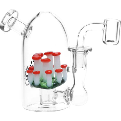 Compact Mushroom Glass Dab Rig