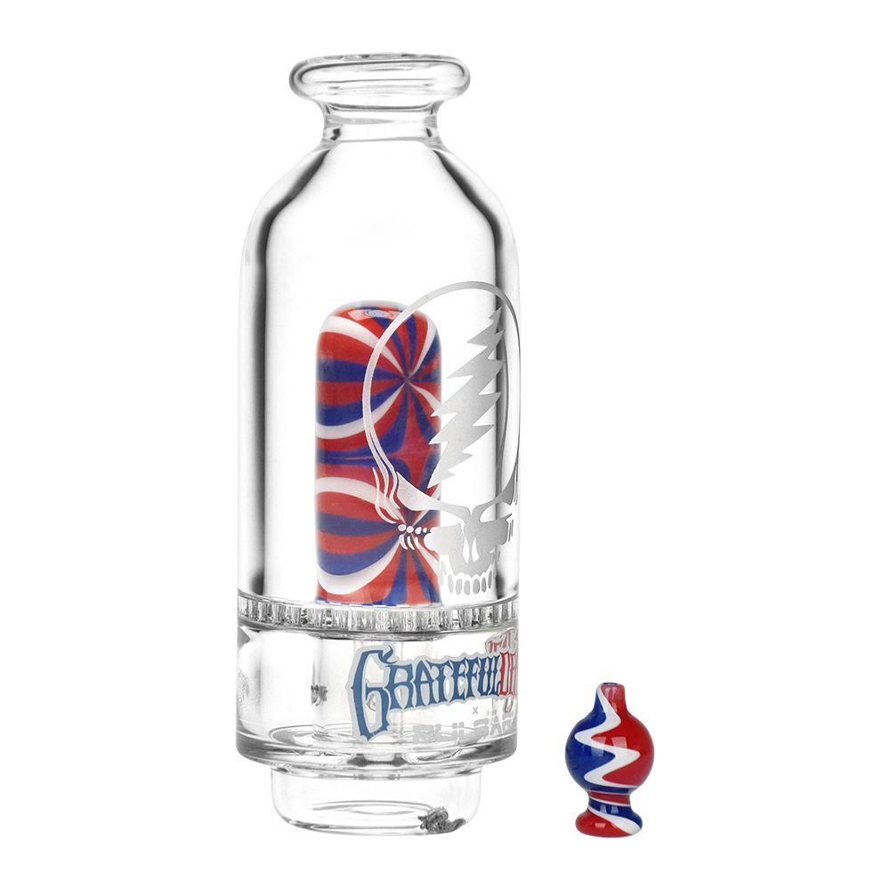 Grateful Dead Stealie Glass Attachment for Puffco Peak