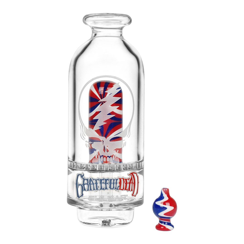 Grateful Dead Stealie Glass Attachment for Puffco Peak