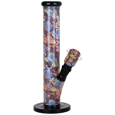 Artful Inside Print Straight Tube Water Pipe