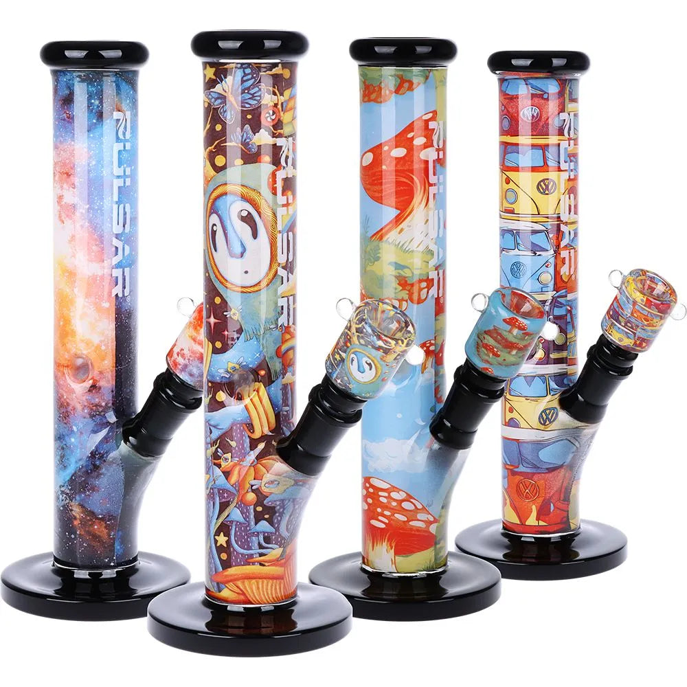 Artful Inside Print Straight Tube Water Pipe