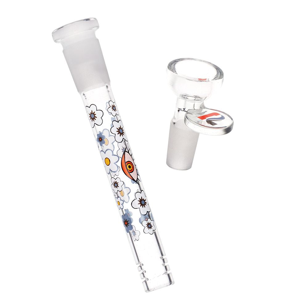 Colorful 12-Inch Straight Tube Glass Pipe