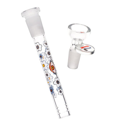 Colorful 12-Inch Straight Tube Glass Pipe