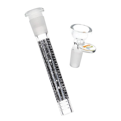 Colorful 12-Inch Straight Tube Glass Pipe