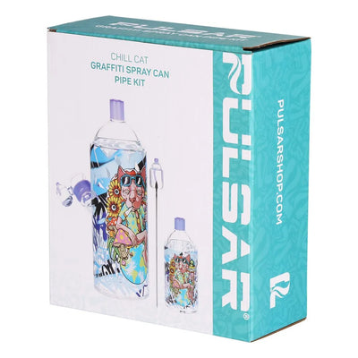 Graffiti Series Glass Water Pipe & Hand Pipe Set