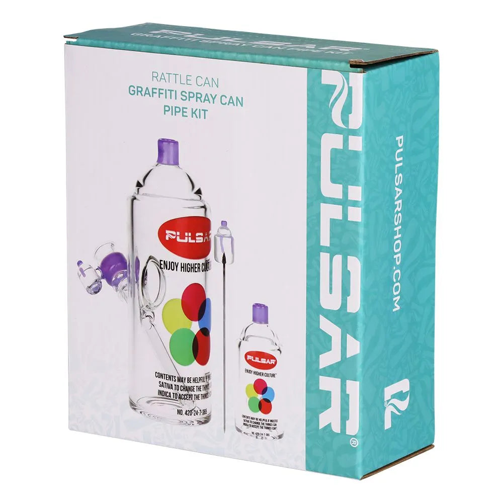 Graffiti Series Glass Water Pipe & Hand Pipe Set