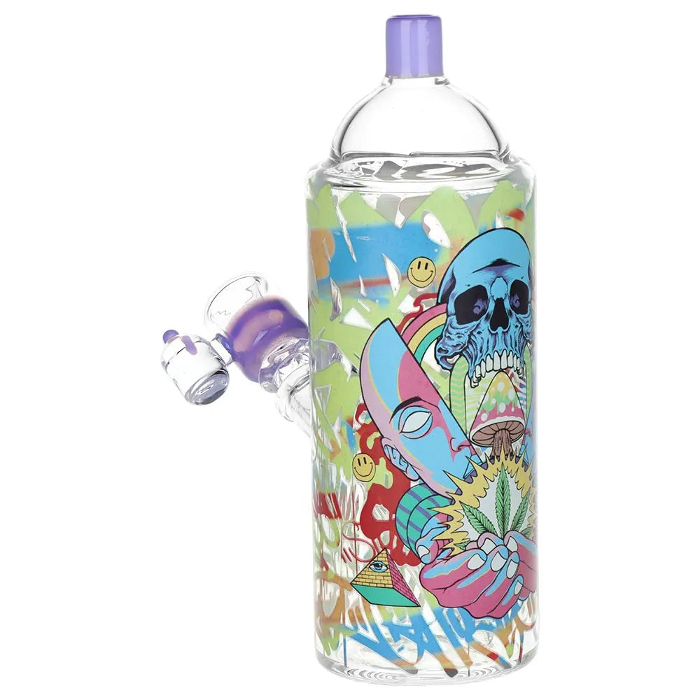 Graffiti Series Glass Water Pipe & Hand Pipe Set
