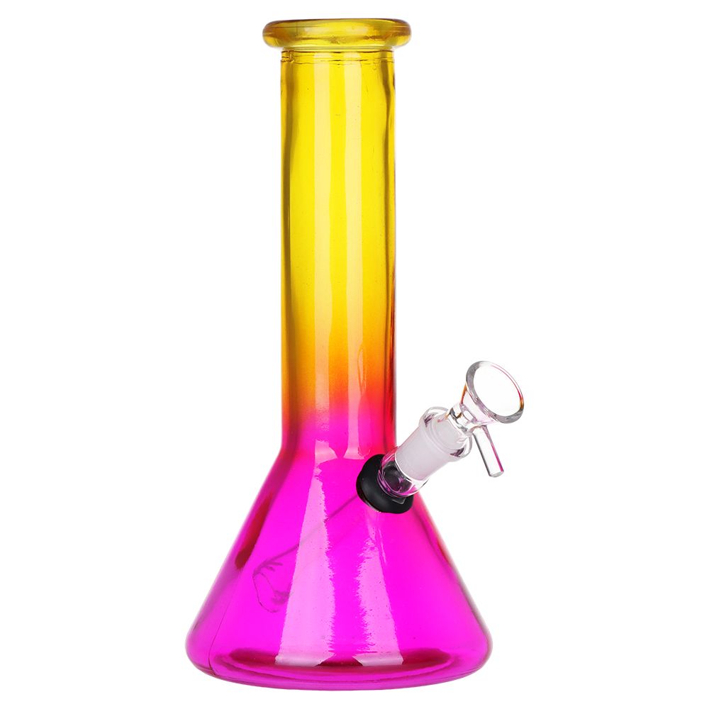 Ombre Glass Beaker Water Pipe - 10 Inch