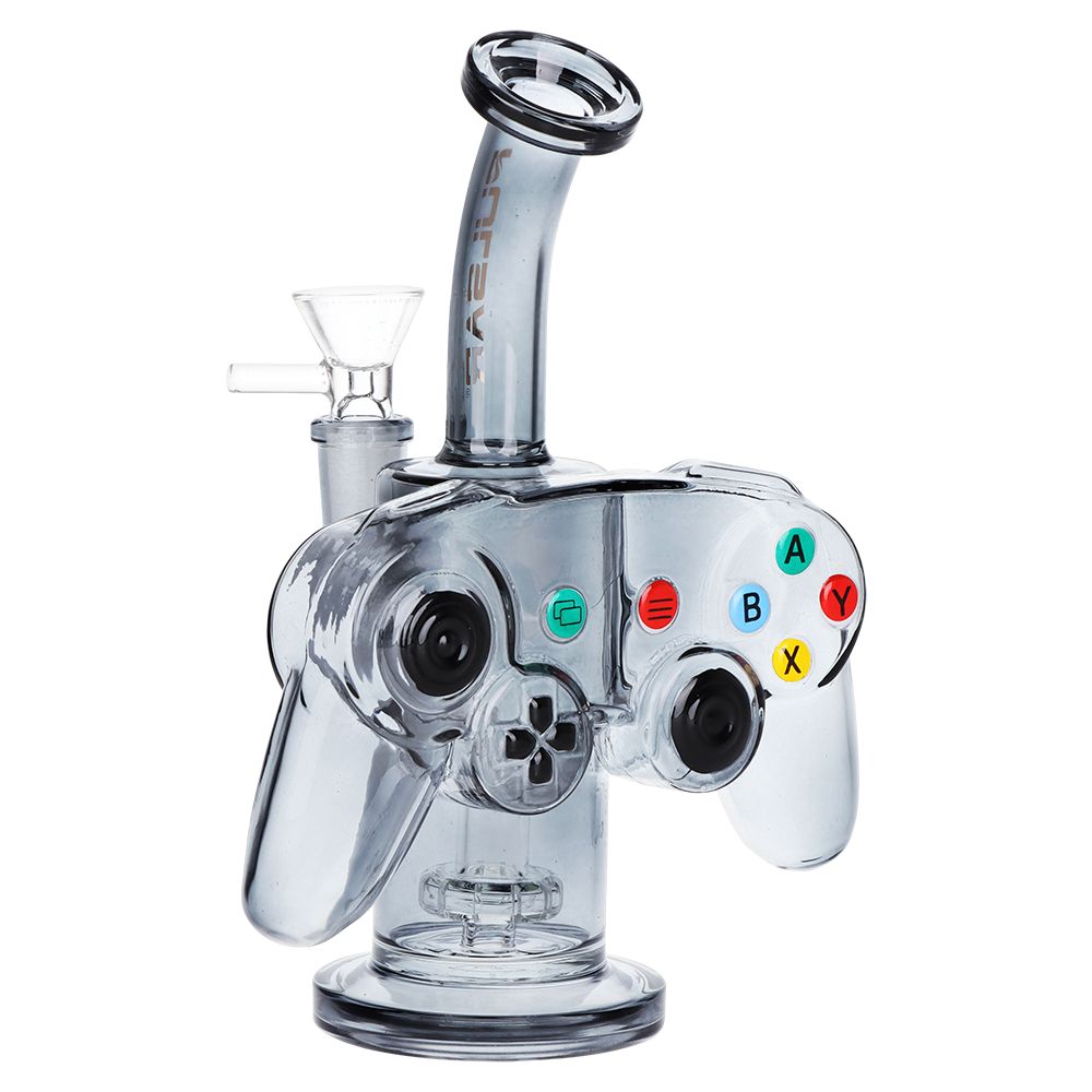 Gaming Controller Themed Glass Water Pipe