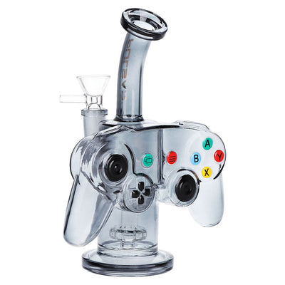 Gaming Controller Themed Glass Water Pipe