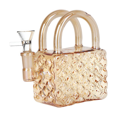 Chic Handbag Glass Water Pipe - 5.25 Inch