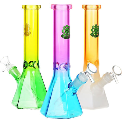 Prismatic Bliss Ombre Glass Water Pipe