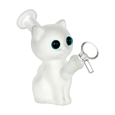 Charming Kitty Glass Water Pipe Set - 4.75 Inch