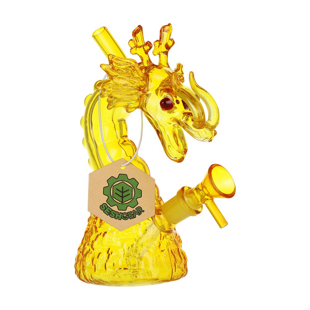 Rising Dragon Borosilicate Glass Water Pipe