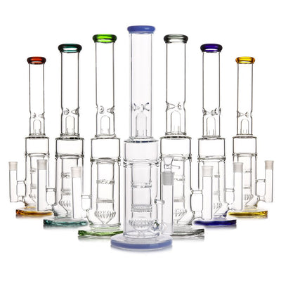 18-inch Tornado Shower Perc Water Pipe