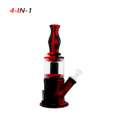 Waxmaid 4 in 1 double percolator water pipe smoke rig