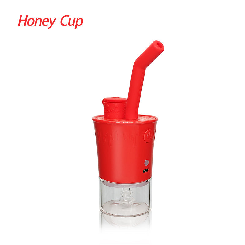 Waxmaid HoneyCup E-Rig Quartz Ball Vape with Auto-Heating
