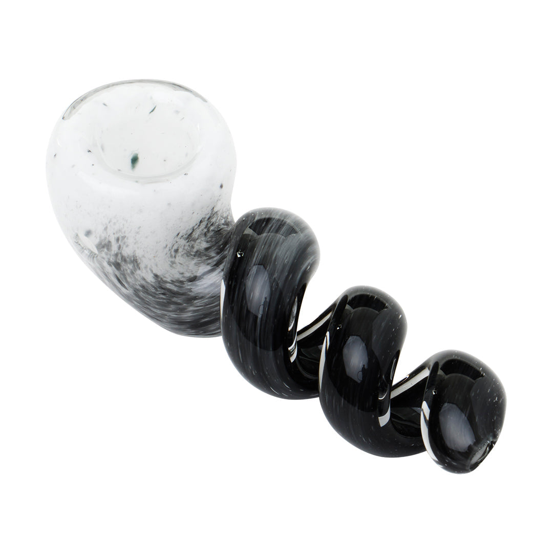 Elegant Spiral Borosilicate Hand Pipe