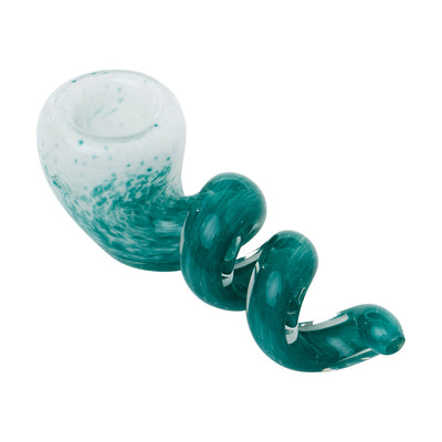 Elegant Spiral Borosilicate Hand Pipe