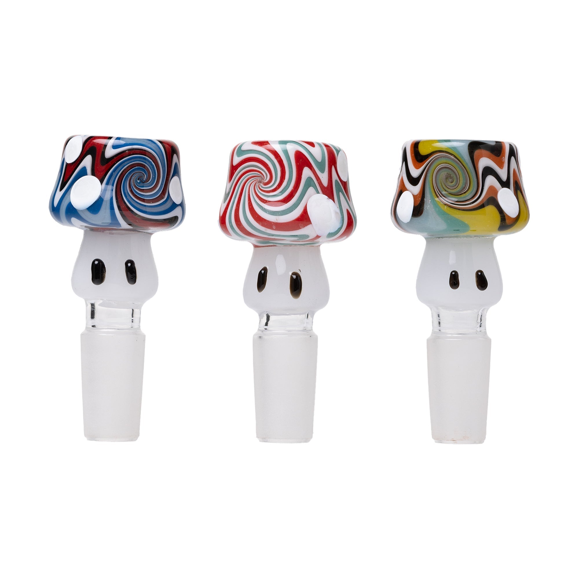 Playful Glass Bowls for 14mm Water Pipes