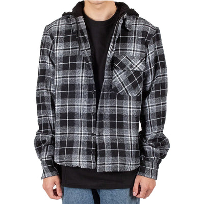 Drippin Rose Flannel Hoodie 5-Pack - Black & Grey