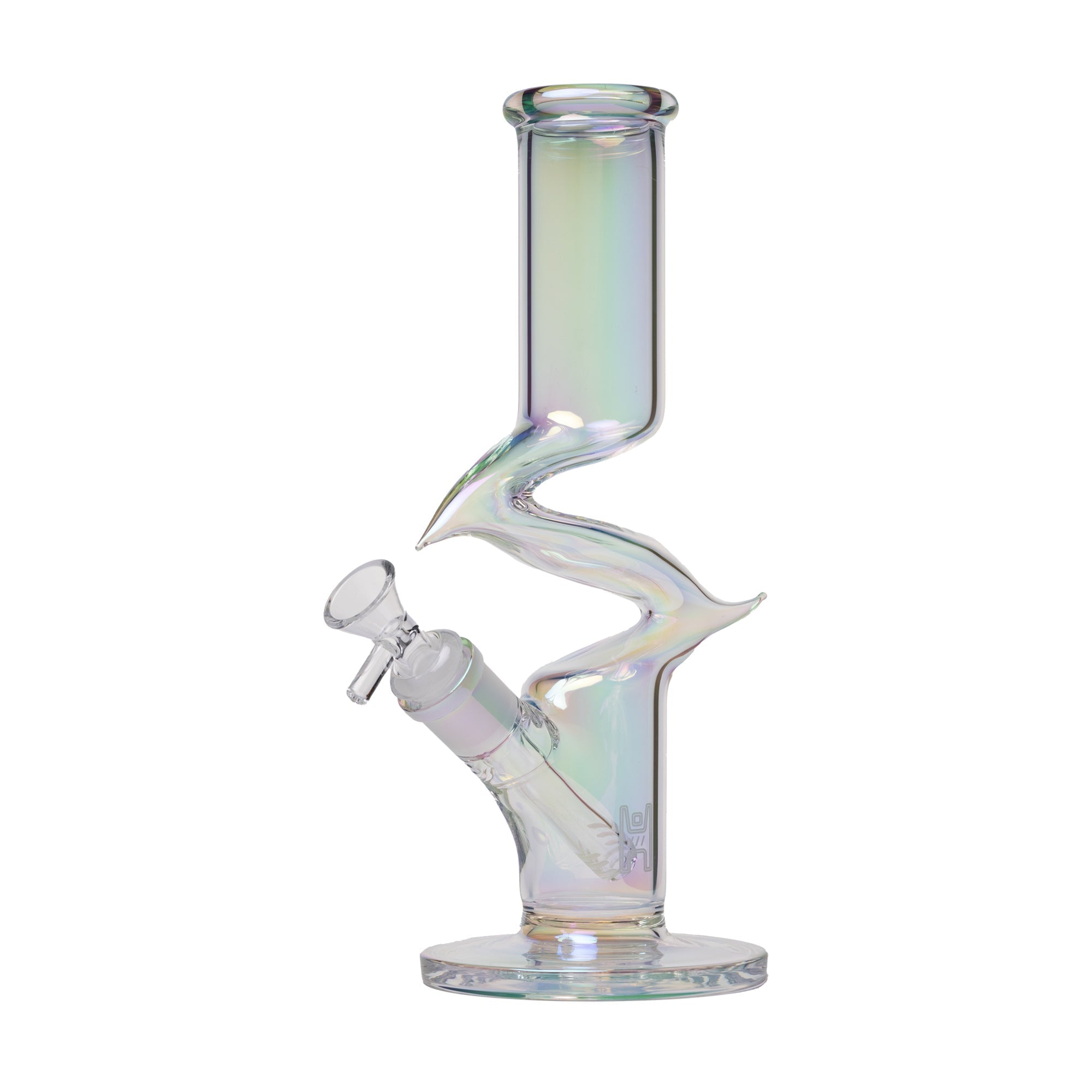 Zing Iridescent Sculptural Water Pipe