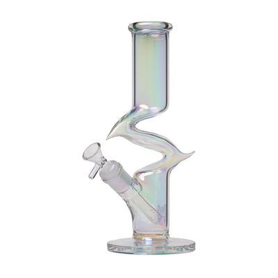Zing Iridescent Sculptural Water Pipe