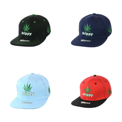 Premium Drippy Leaf Cotton Snapback Hat
