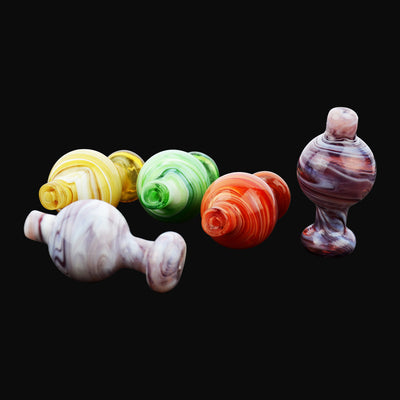 Artisan Marble Carb Cap - White Pastel Edition