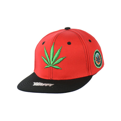 Premium Botanical Leaf Embroidered Snapback