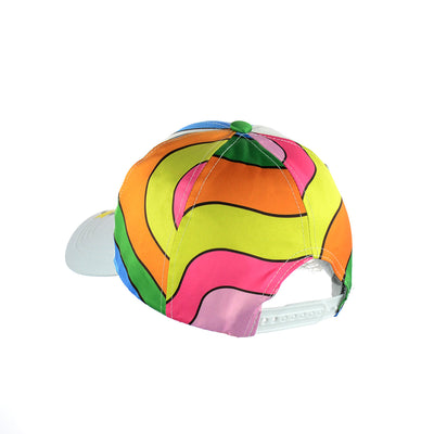 Vibrant Foliage Rainbow Snapback Hat