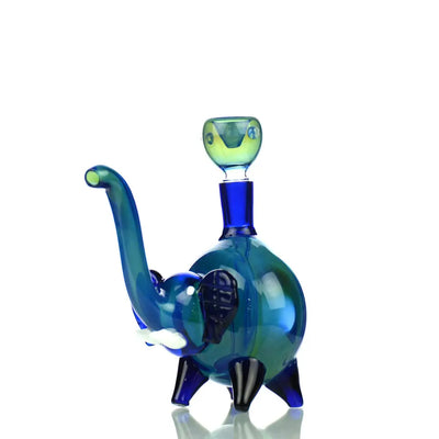 Adorable 6’’ Color Glass Elephant Water Pipe with 14mm