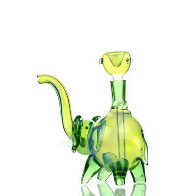 Adorable 6’’ Color Glass Elephant Water Pipe with 14mm