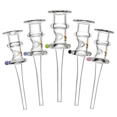 aLeaf Hat Glass Dab Straw - 5’ / Colors Vary On sale