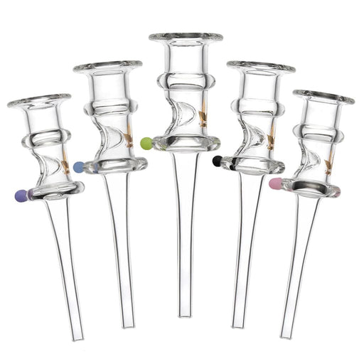 aLeaf Hat Glass Dab Straw - 5’ / Colors Vary On sale