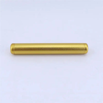 Gold aluminum pre roll tube with matte finish for odor-free storage