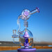 Approx. 11 Spiral Mushroom Recycler Water Pipe W/ Circ Perc