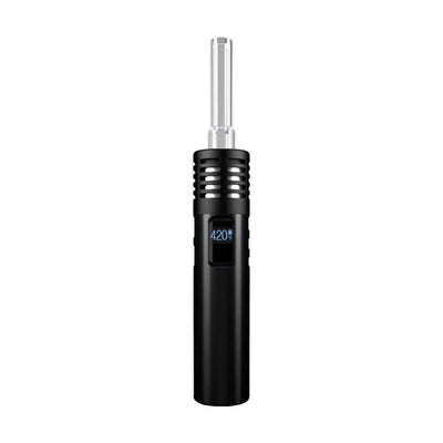Arizer Air Max Dry Herb Vaporizer With 5500mah Battery Showing 420° On Its Digital Display