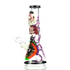 Art Morty Beaker: colorful skeleton glass bong collectible