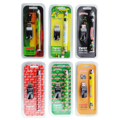 Adjustable Voltage 1100 mAh Vape Battery Kit