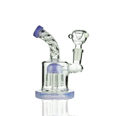 Green Tree Perc Water Pipe with 14mm Bowl
